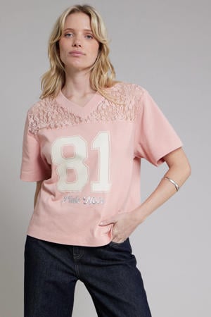 T-shirt lichtroze
