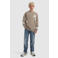 Ballin katoenen sweater met print - taupe/wit