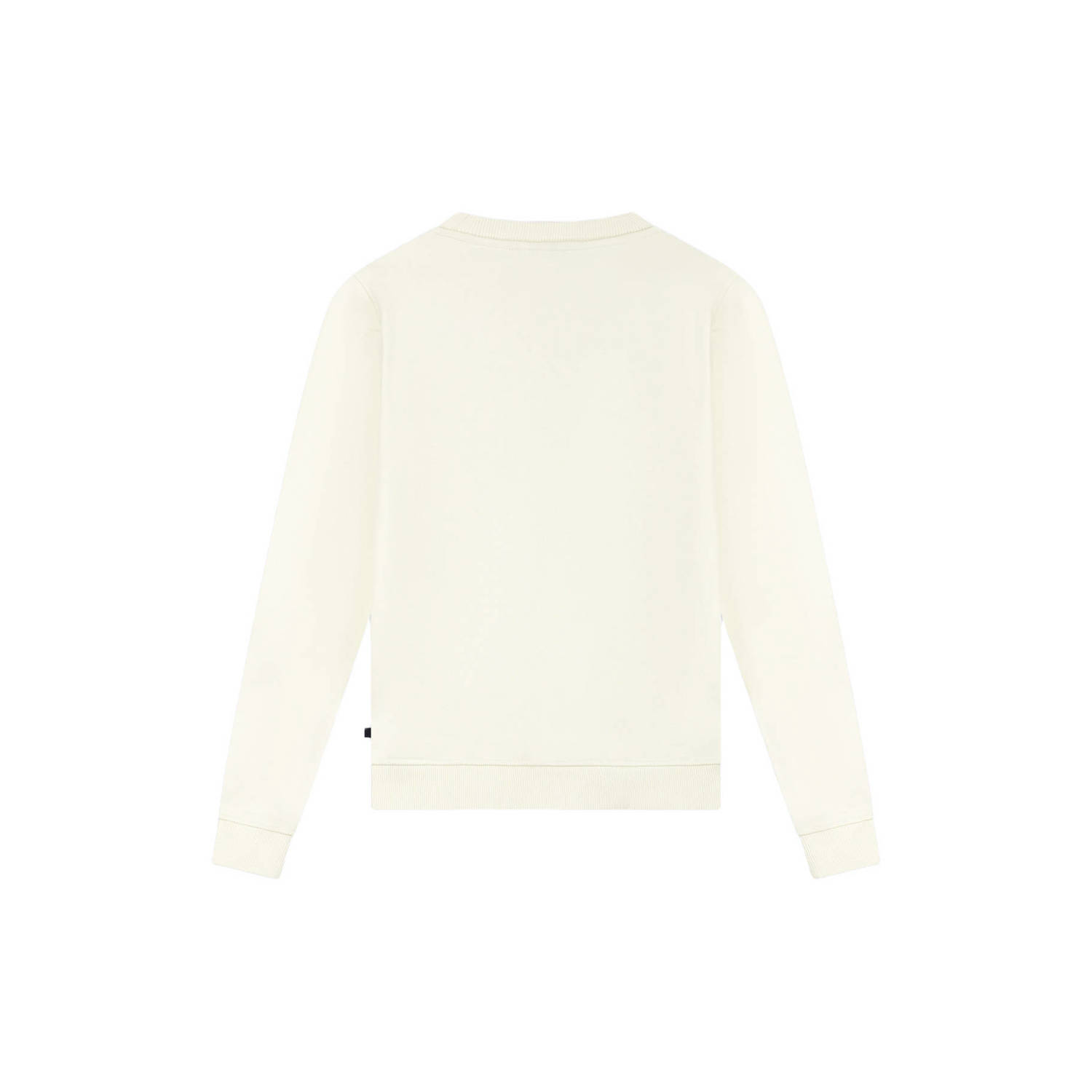 Ballin sweater met borduursels en print ecru