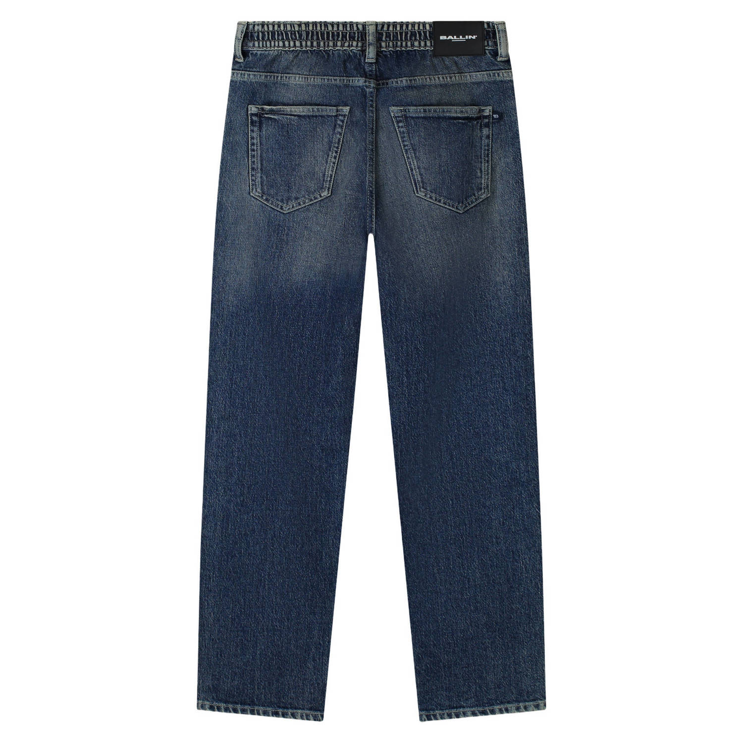 Ballin The Luke loose fit jeans blauwgroen