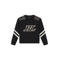 Ballin rechtvallende sweater met backprint - zwart