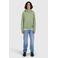 Ballin rechtvallende hoodie met backprint - groen