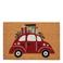 Mica Decorations Kerst deurmat auto (60x40 cm)