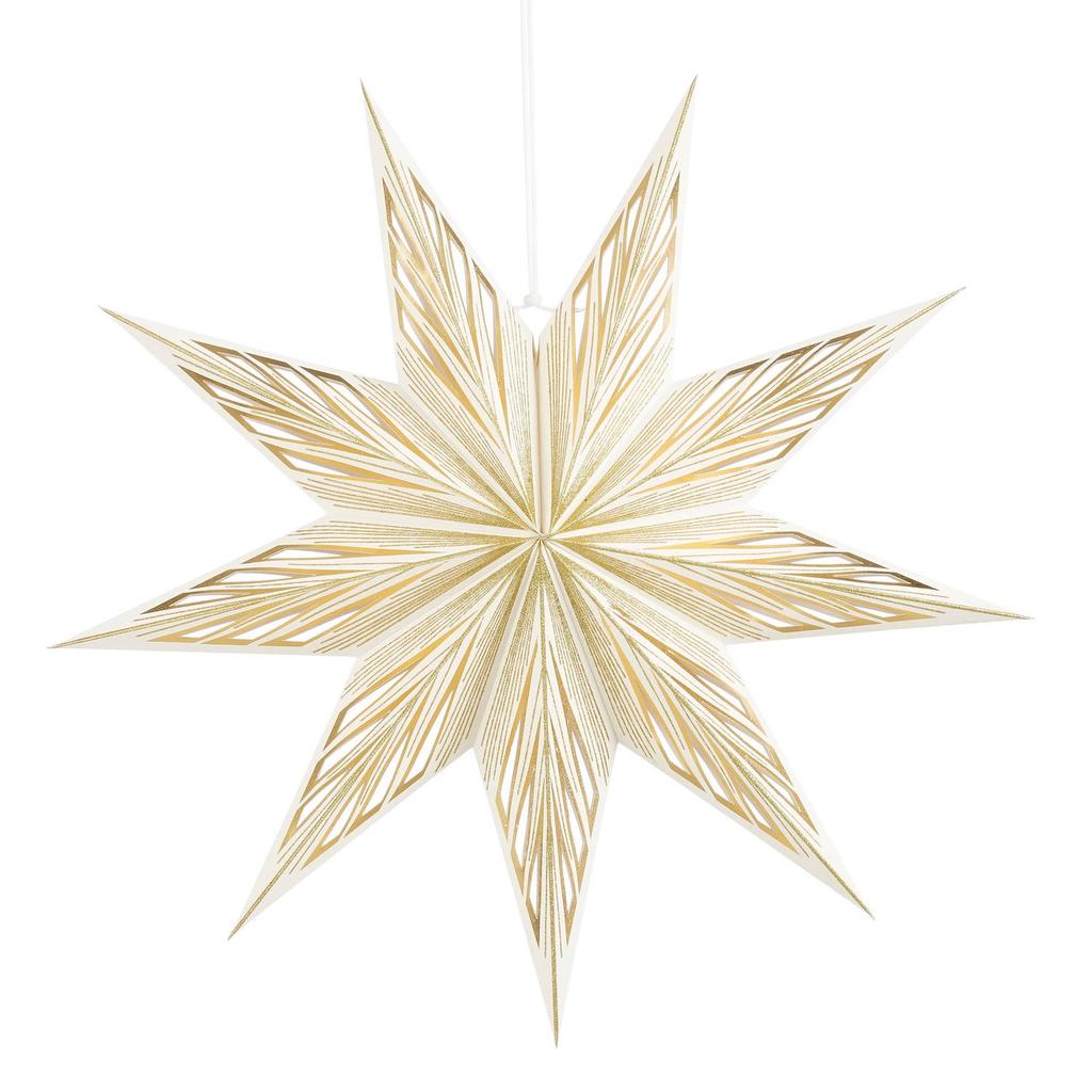 Mica Decorations kerstster wit (60 cm)