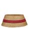 Mica Decorations Kerstboomrok rood - zeegras