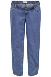 thumbnail: ONLY MATERNITY Olmluma low waist zwangerschaps straight leg jeans medium blue denim