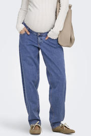 thumbnail: ONLY MATERNITY Olmluma low waist zwangerschaps straight leg jeans medium blue denim
