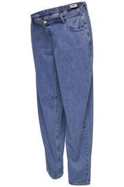thumbnail: ONLY MATERNITY Olmluma low waist zwangerschaps straight leg jeans medium blue denim