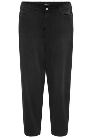 Olmluma low waist zwangerschaps straight leg jeans black denim