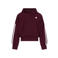 Like Flo Young boxy hoodie met backprint - donkerrood