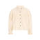 Like Flo rechtvallende gebloemde blouse met borduursels en ruches - crème