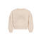 Like Flo oversized sweater met print - ecru