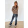 Like Flo fluwelen flared broek - blauw