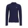 Like Flo getailleerde longsleeve met golvende afwerking - donkerblauw