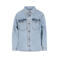 Like Flo junior denim casual overhemd - lichtblauw