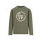 Like Flo rechtvallende longsleeve met print - groen