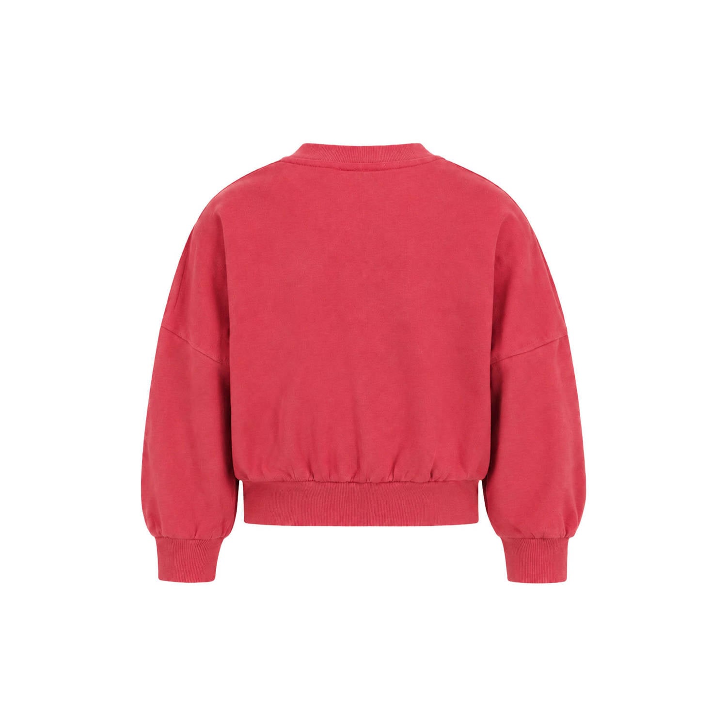 Like Flo oversized sweater met print rood