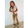 Like Flo fluwelen getailleerde longsleeve
