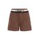 Like Flo imitatieleren regular fit casual short - bruin