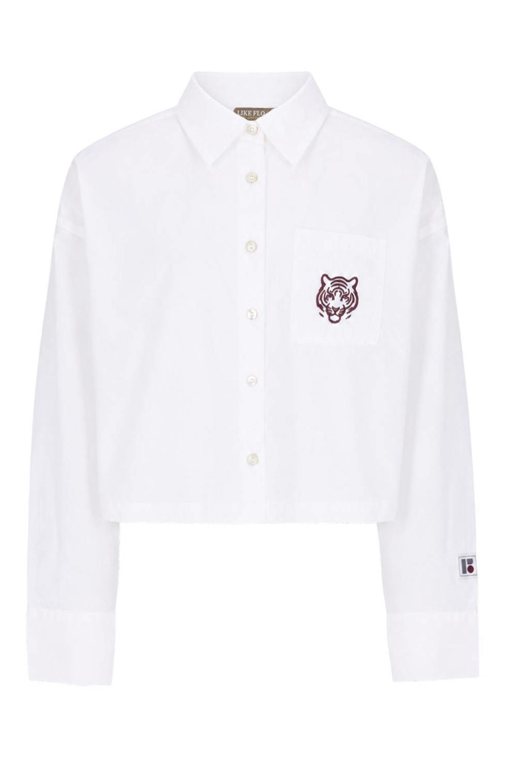 Like Flo Young rechtvallende blouse - wit