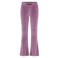 Like Flo fluwelen flared broek - paars