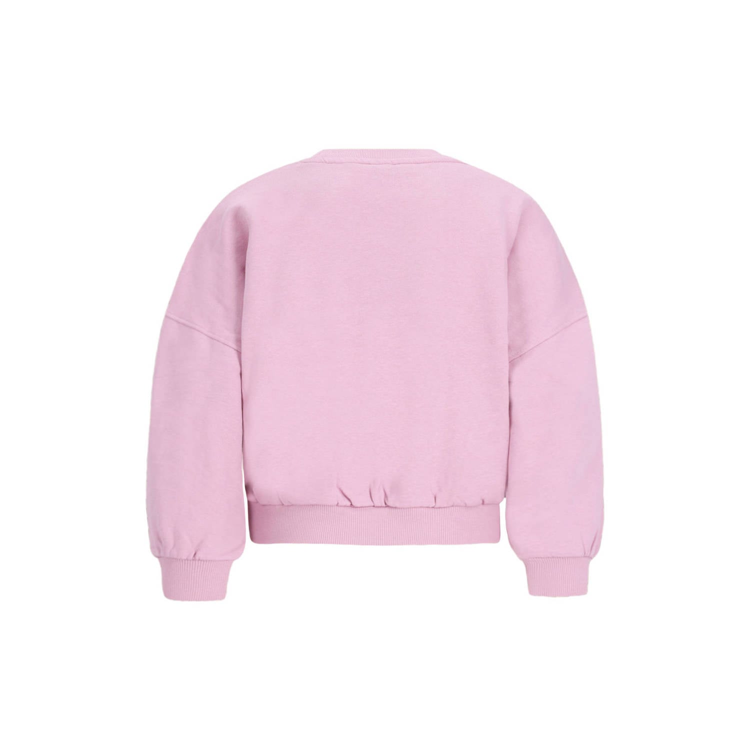 Like Flo oversized sweater met print roze