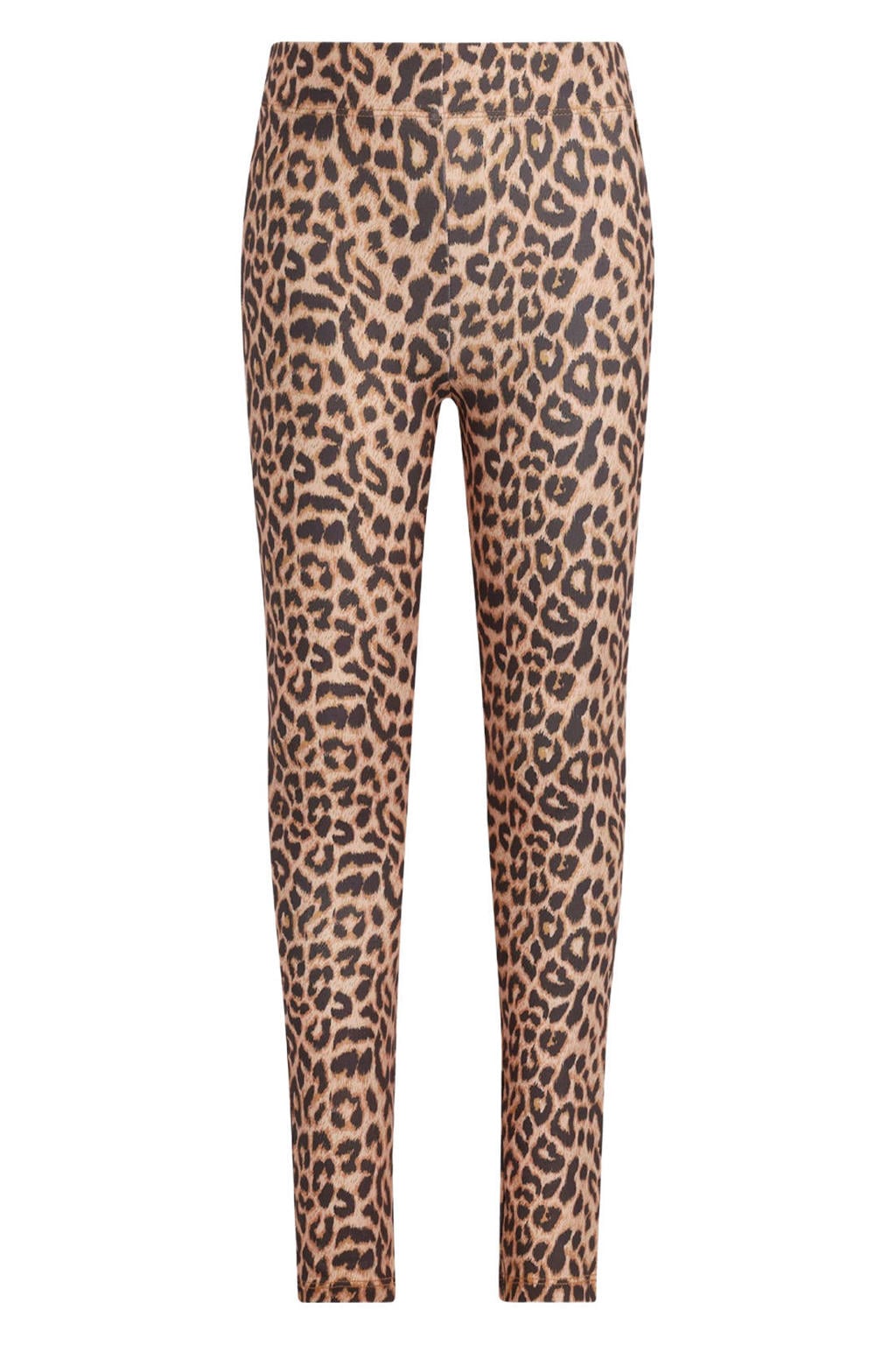 Bruine meisjes Like Flo slim fit legging van polyester met regular waist en elastische tailleband