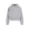 Like Flo Young boxy hoodie met backprint - grijs