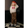 Like Flo oversized sweater met print - beige/rood