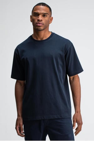 Army loose T-shirt donkerblauw