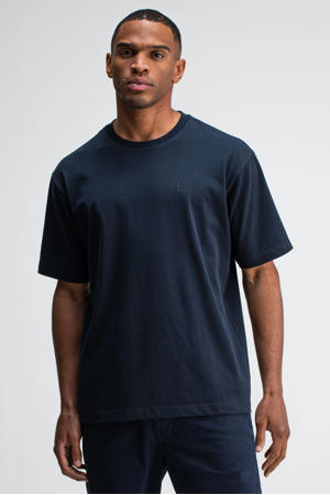 Army loose T-shirt donkerblauw