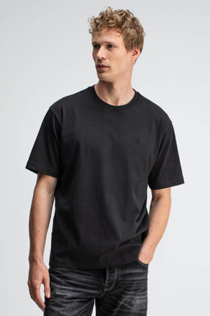 Army loose T-shirt zwart