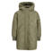 Like Flo quilted winterjas met split - groen