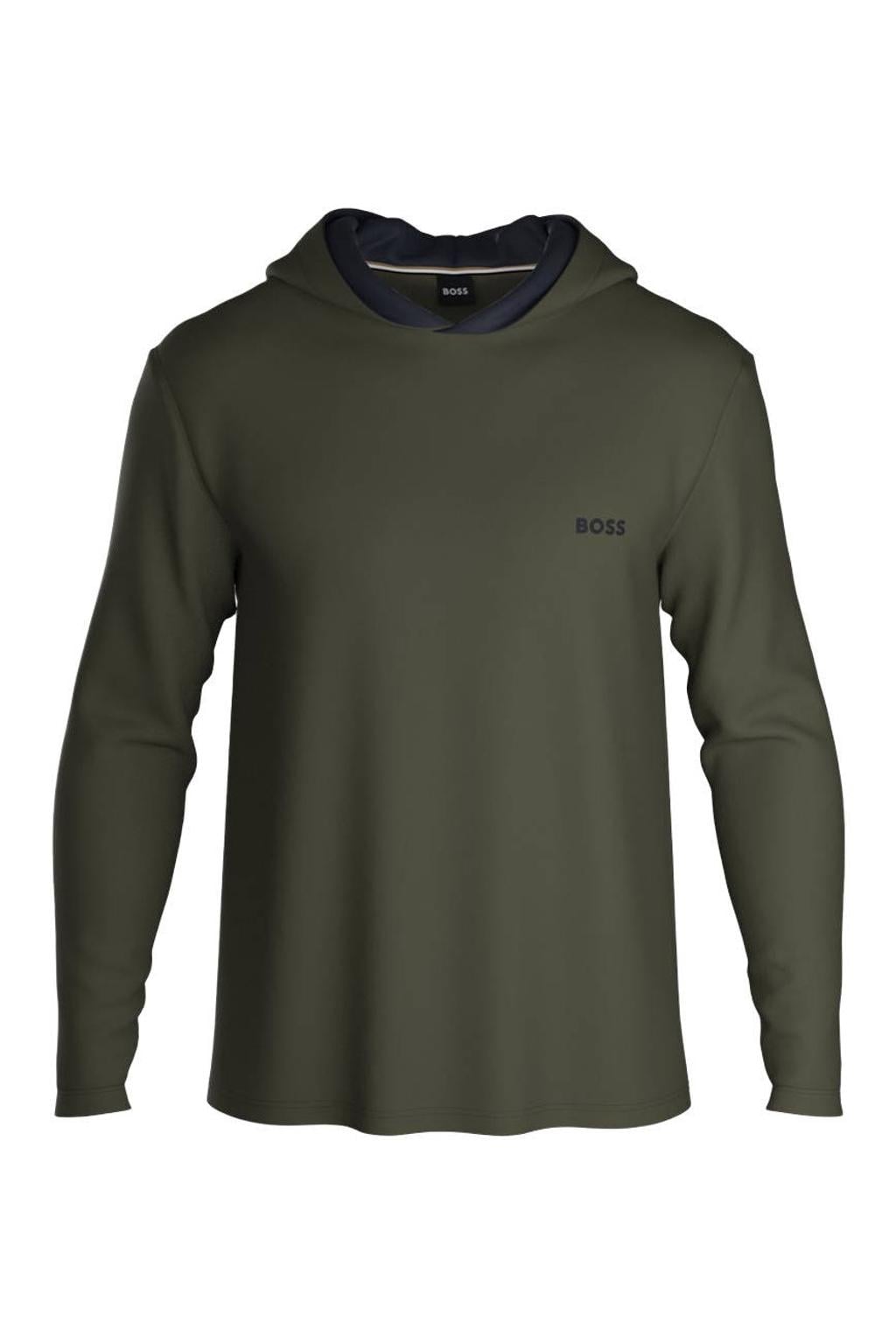 BOSS hoodie - donkergroen