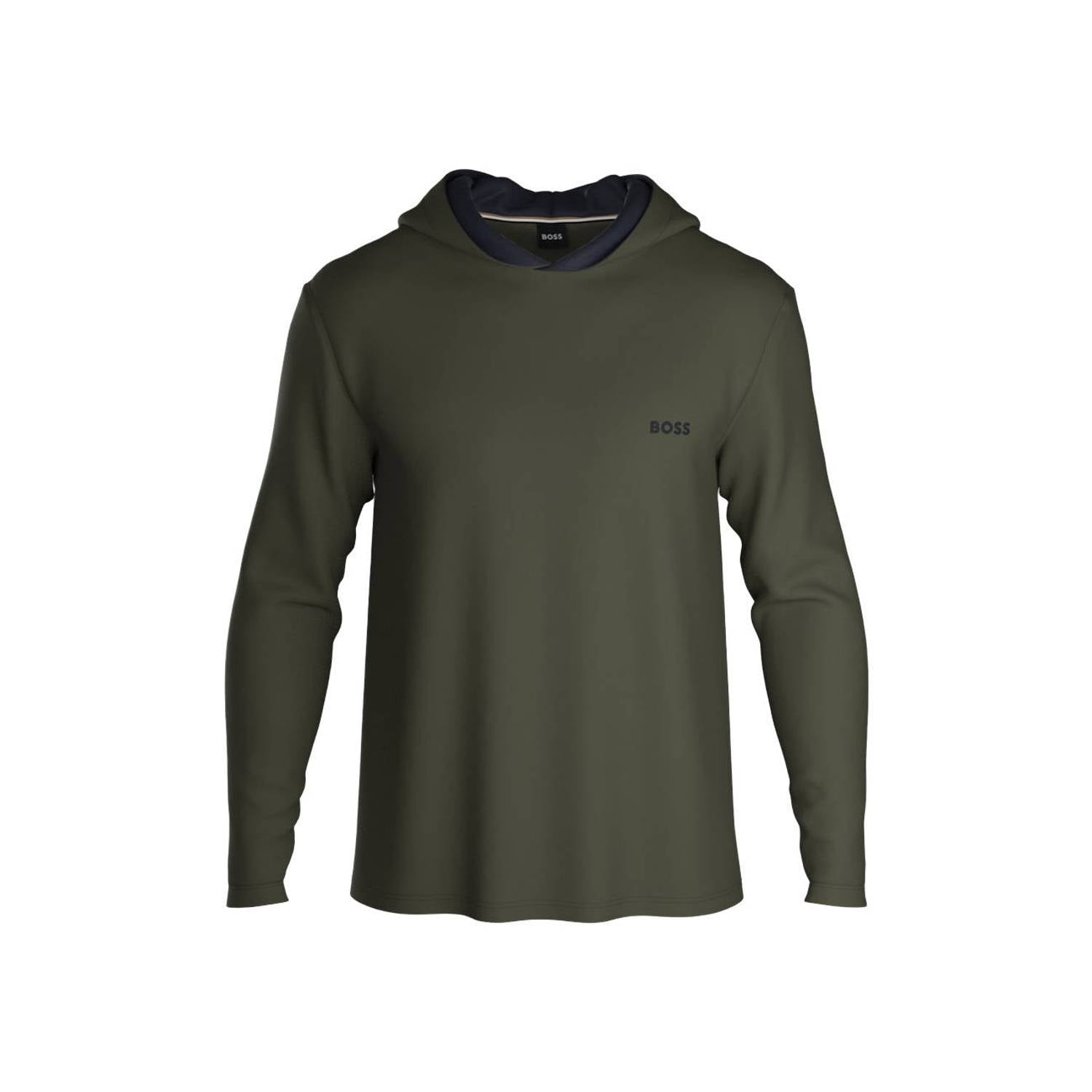 BOSS hoodie donkergroen