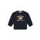 Babyface sweater met print - donkerblauw