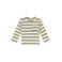 Babyface rechtvallende gestreepte longsleeve - groen
