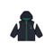 Babyface winterjas - donkerblauw/wit/groen
