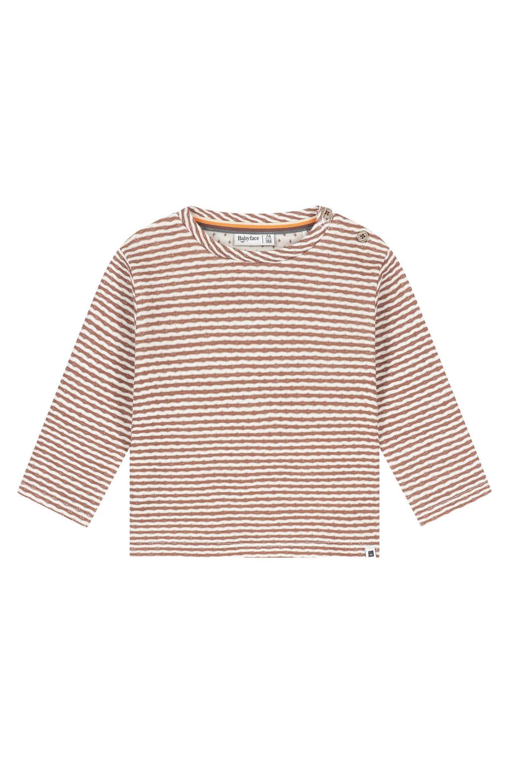 Babyface gestreepte longsleeve - bruin