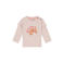 Babyface longsleeve met ruches en print - lichtroze