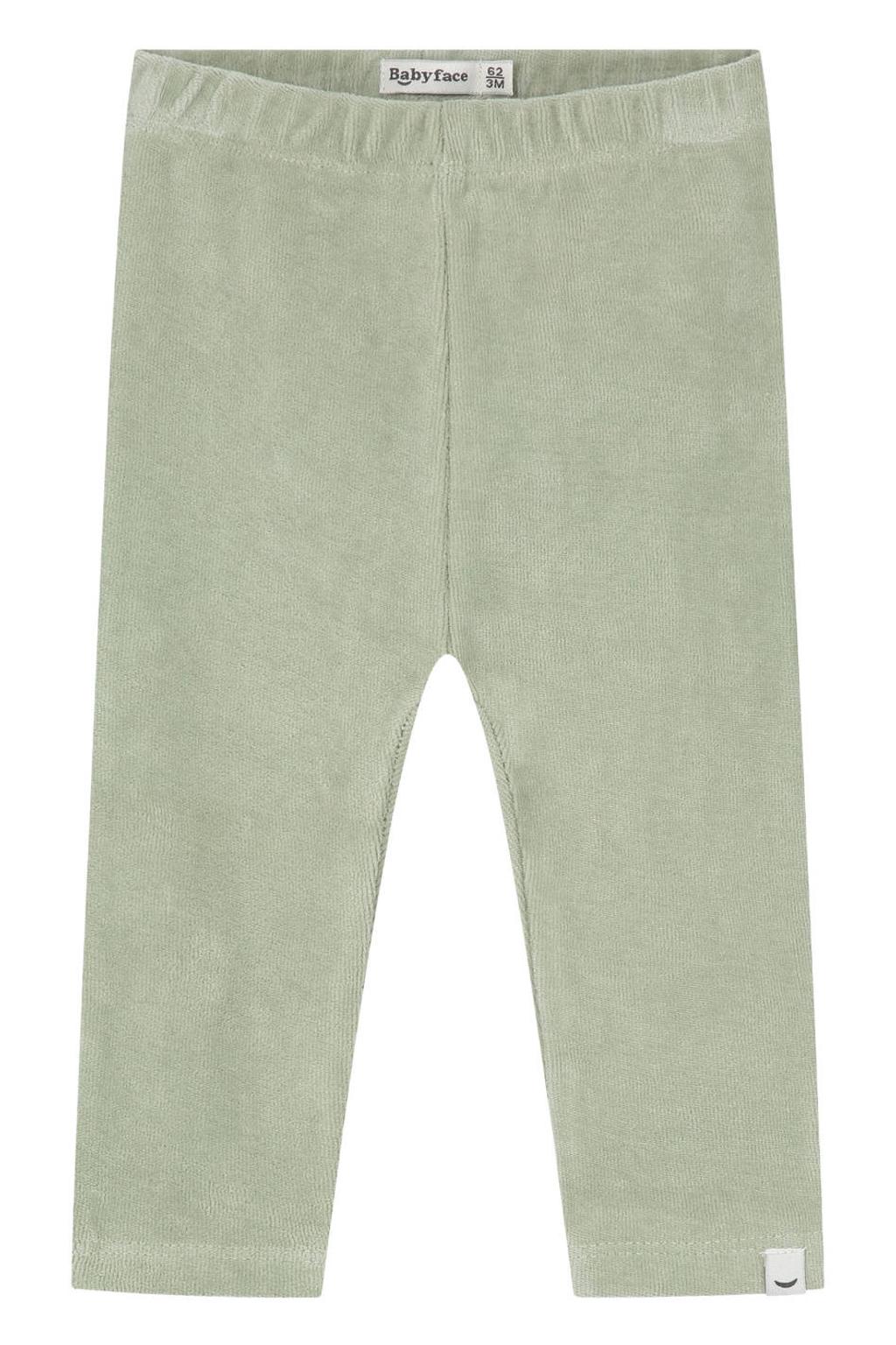 Babyface katoenen babybroek - mintgroen