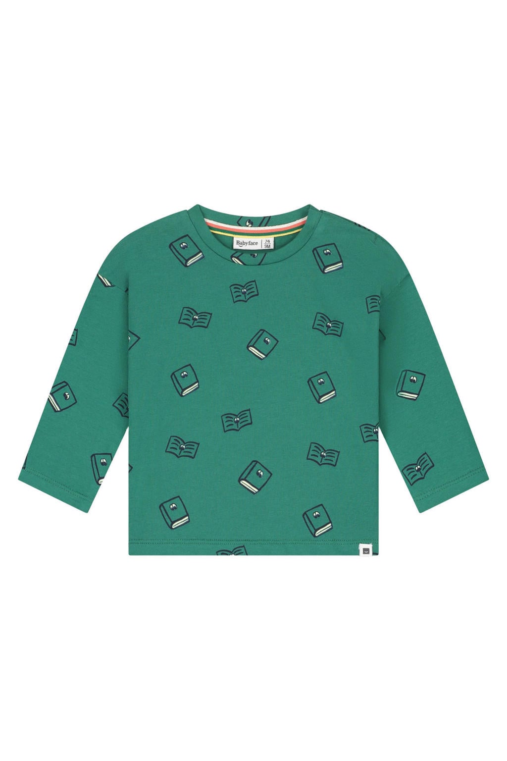 Babyface longsleeve met print - groen