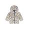 Babyface imitatiebont winterjas met print - crème