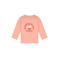 Babyface longsleeve met print - zalmroze