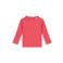 Babyface longsleeve met ruches - koraalrood
