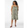 Zizzi bohemian zomerjurk Plus Size - groen