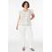 Zizzi katoenen gestreepte top Plus Size - meerkleurig