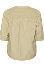 thumbnail: Zizzi katoenen top Plus Size - lichtgeel