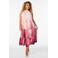 Zizzi halter midi jurk Plus Size - roze