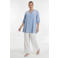 YOEK tuniek broderie light blue denim